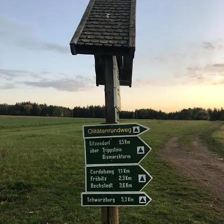 Schwarzatalblick In Ortsteil Boehlscheiben